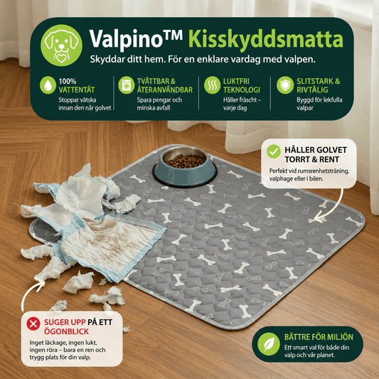 Valpino™ Tvättbar Kisskyddsmatta